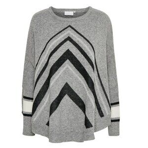 NWT KAFFE Jean Knit Poncho L/XL